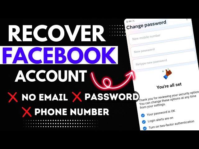 How To Recover Facebook Password Without Email And Phone Number 2024 epi2 @SocialLifeTips