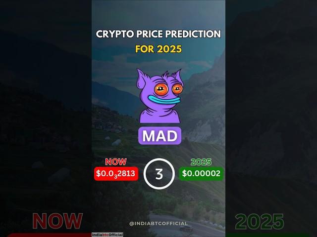 Crypto Price Prediction For 2025...??#crypto #cryptotrading #priceprediction #qnt #indiabtc