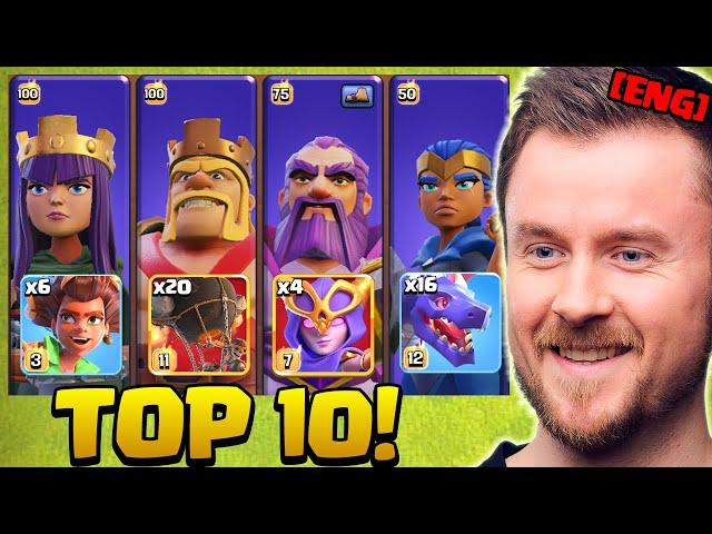TOP 10 Strategies + NEW Links with Equipments and Pets (Clash of Clans)