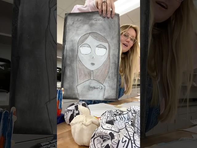 So sad #artclass #artteacher #studentart