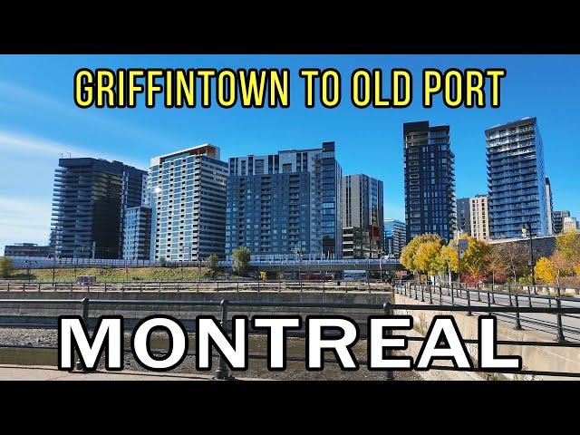 Montreal Walk from Griffintown to Old Port - November 2024