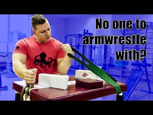 ARMWRESTLING TABLE TRAINING ALONE