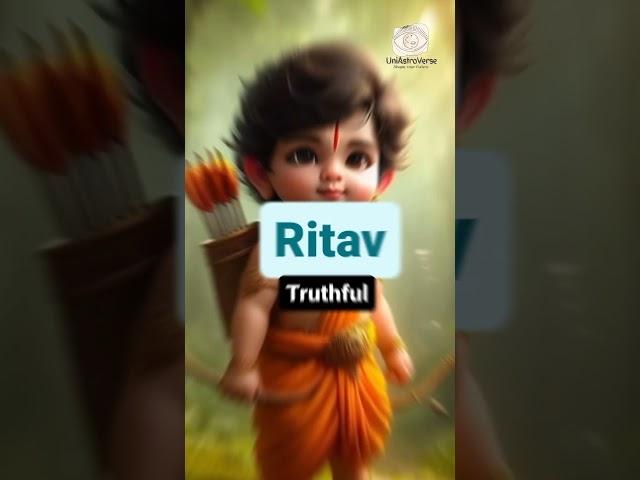 Baby names inspried by Lord Shri Ram️| baby boy names 2024 hindu #babynameideas  #uniastroverse