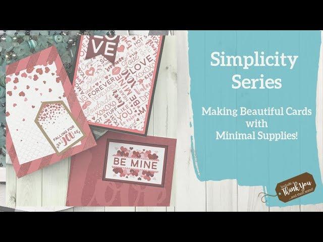 Card Making made SIMPLE! | SIMPLICITY Series | Mats and Measurements!