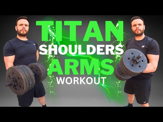 Titan Arms & Shoulder Workout 2024 #armsworkout #shoulders #shoulderworkout #biceps #fitness #power