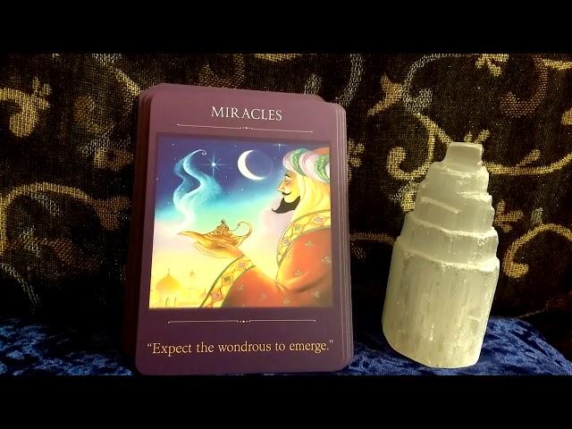 The Sacred Traveler Oracle Cards flip through