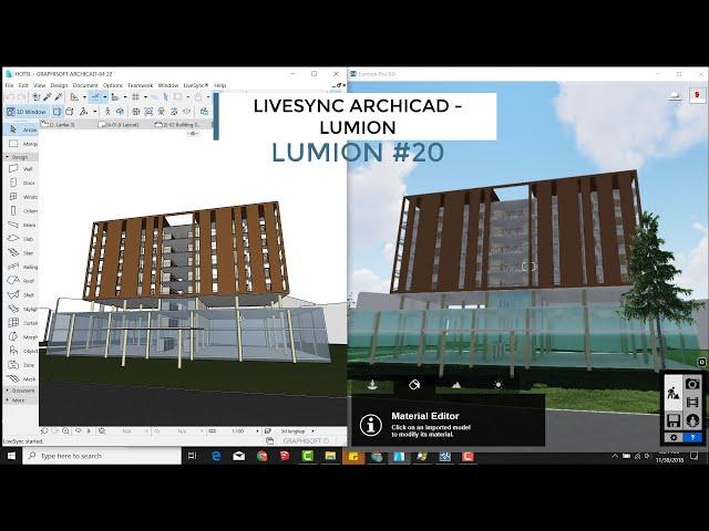 Livesync Archicad 22 to Lumion 9.0