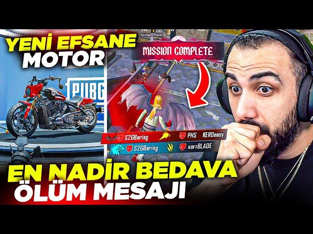 YENİ MODDA 0 UC İLE ALINABİLEN EN NADİR ÖLÜM MESAJINI ALDIK!  (HERKES ALABİLİYOR) | PUBG MOBILE