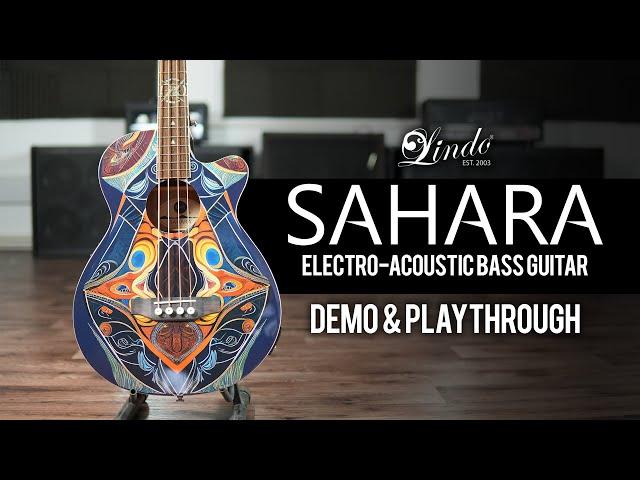 Lindo Sahara Electro Acoustic Bass Guitar | Demo and Playthrough