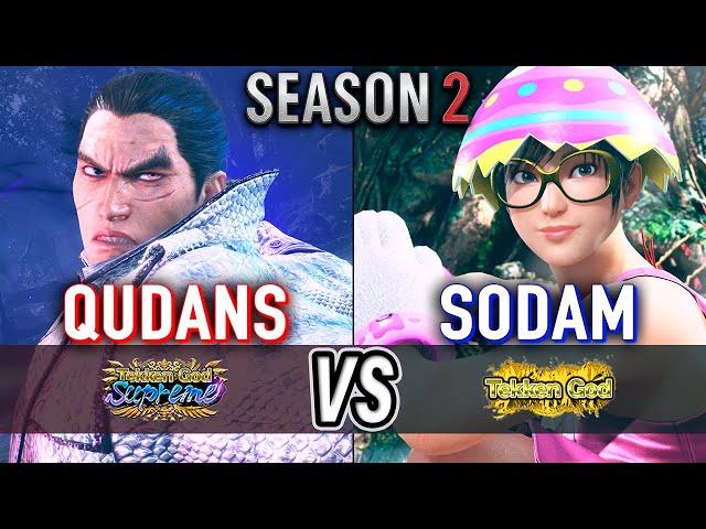 T8  QUDANS (Kazuya) vs SODAM (Xiaoyu)  Tekken 8 High Level Gameplay