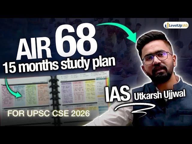 How to start UPSC CSE preparation for beginners?  IAS Utkarsh Ujjwal AIR 68 @TripodUPSC #levelupias