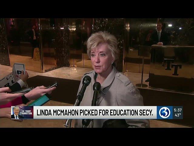 Linda McMahon nominated to lead U.S. Department of Education