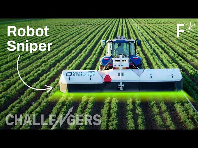 Sniper robot treats 500k plants per hour with 95% less chemicals | Challengers