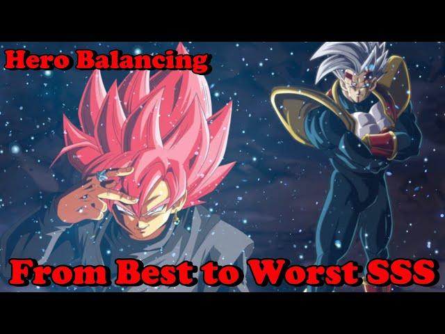 From Best SSS to Worst SSS | Balancing Units | Dragon Ball Idle