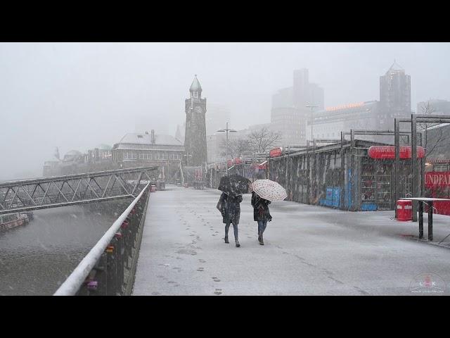 Heavy Snowfall in Hamburg, Jan. 18th, 2018