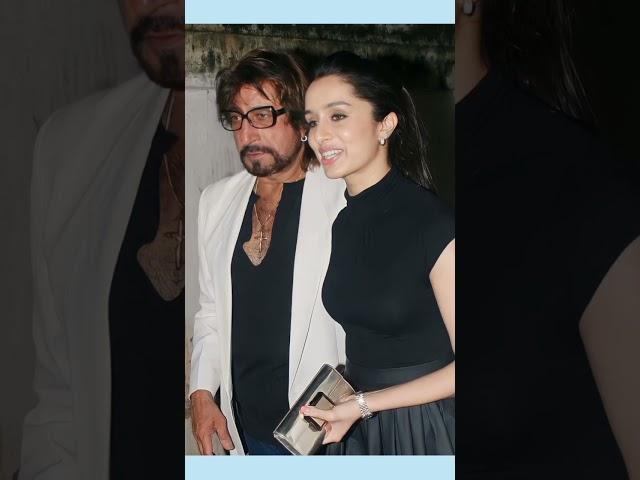 Shraddha Kapoor With Father Shakti Kapoor ll #shorts #shraddhakapoor  #archanasharmacreations