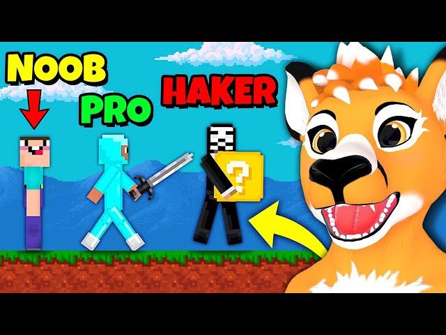 NOOB vs PRO vs HAKER w MINECRAFT! | Noob vs Pro 4: Lucky Block