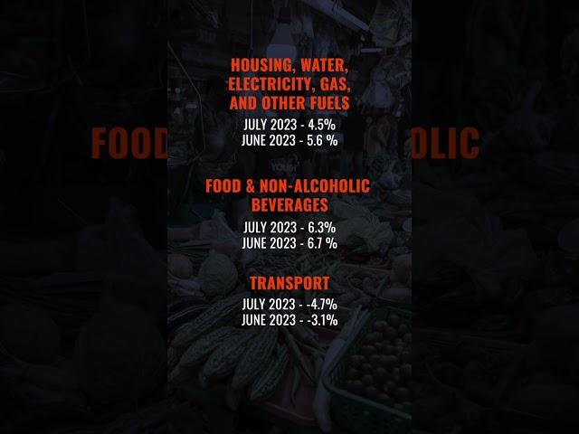 Inflation falls further to 4.7% in July 2023
