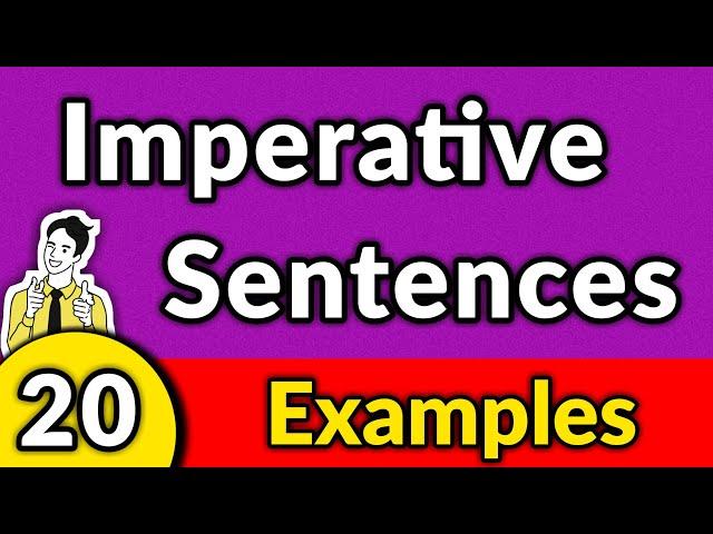 Imperative Sentences in English Grammar Examples by Rohit | Grammar 10th Class