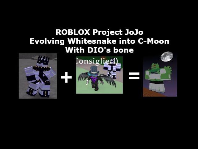 Evolving Whitesnake into C-Moon with DIO's Bone | ROBLOX Project JoJo