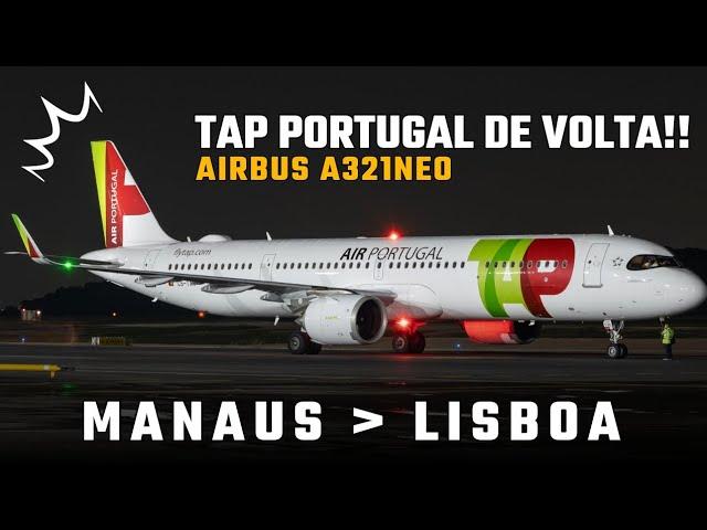 Com direito a batismo!!! Depois de 8 anos, TAP Air Portugal está de volta a Manaus!