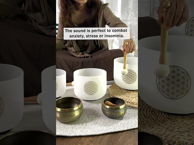CVNC crystal singing bowl for sound healing  #singingbowl #meditation #soundbath #energy