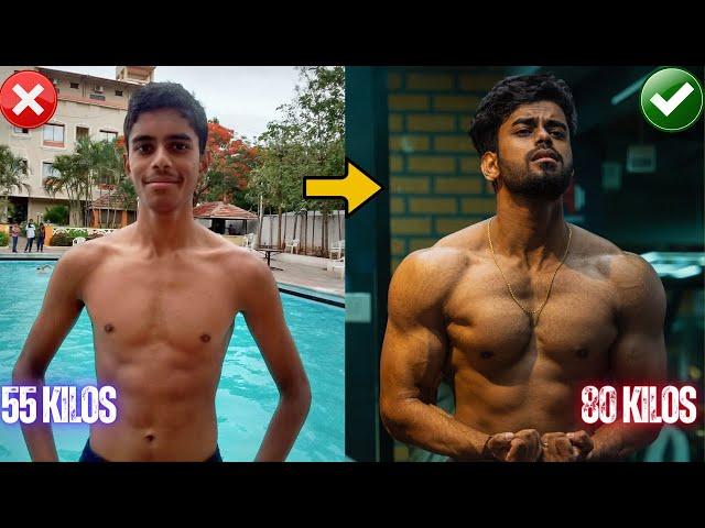 Build Muscle and Gain Weight Fast | Full week Workout Split Included