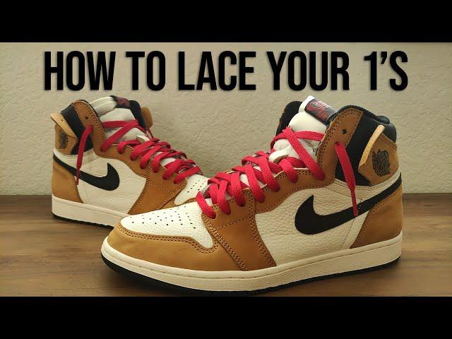 How to Lace Jordan 1's - The BEST Way to Loose Lace