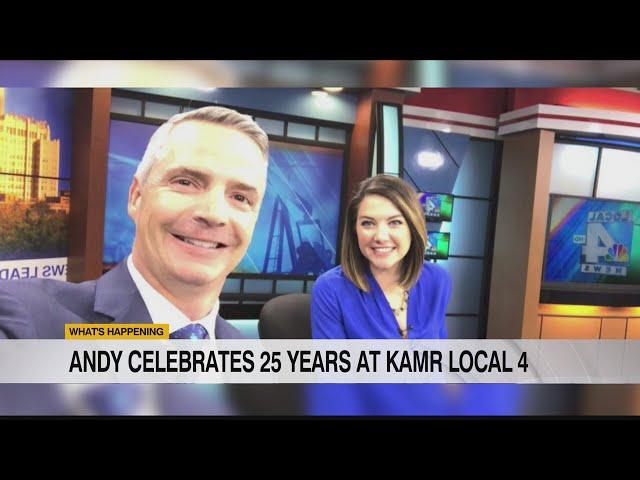 Andy Justus Celebrates 25 Years at KAMR Local 4