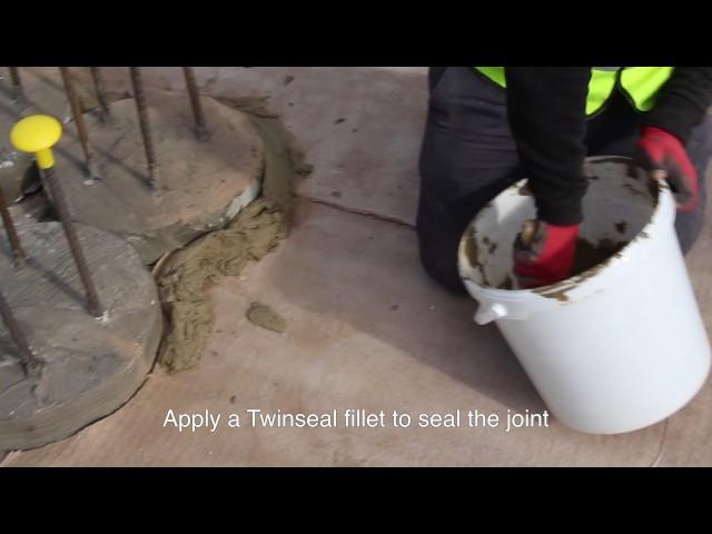 How to seal secant piles using Premcrete Maxiprufe and Hydroseal FX