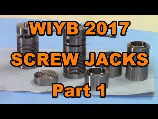 Fast and precision boring on Screw Jack for WIYB 2017. Part 1