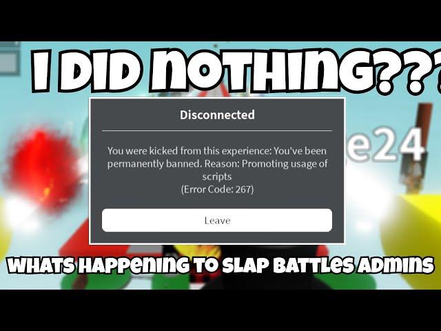 What is Happening To the Roblox Slap Battles Admins?