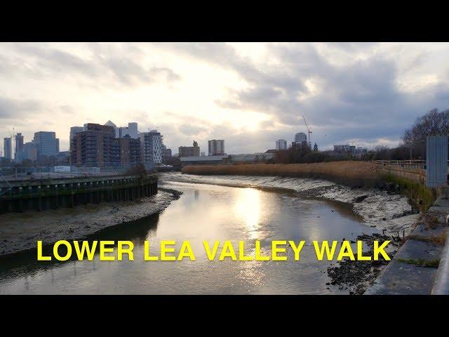 Through Old West Ham to Cody Dock & River Lea (4K)