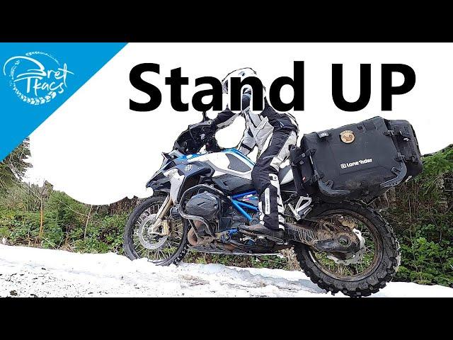 How and why you stand on your adventure motorcycle offroad