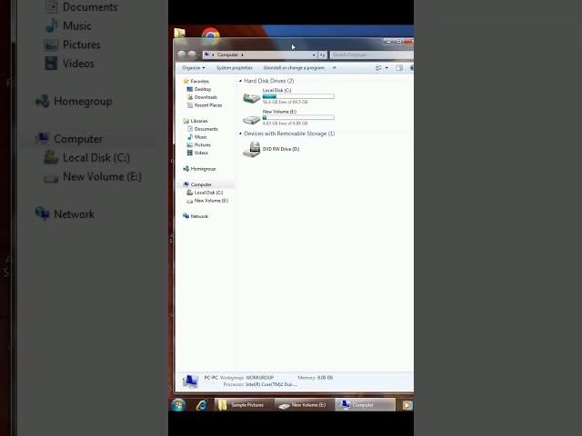 How to cut & paste  in windows7