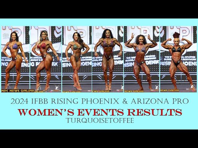 2024 IFBB Rising Phoenix Arizona Pro Women's Bodybuilding Bikini Wellness Fitness Figure & Physique