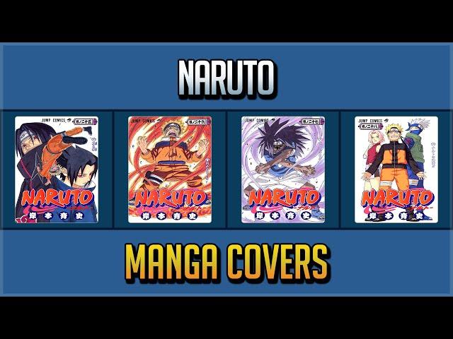 NARUTO MANGA COVERS VOL.1~72 END