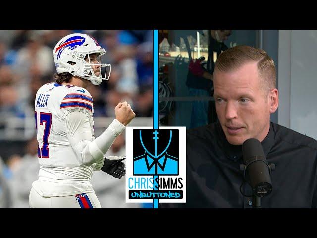 Josh Allen had all answers for Buffalo Bills vs. Detroit Lions | Chris Simms Unbuttoned | NFL on NBC