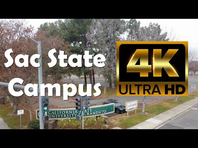 California State University Sacramento | CSUS | 4K Campus Drone Tour