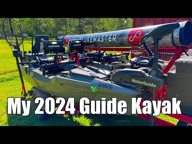 Fully Rigged out Kayak for my Guide Clients