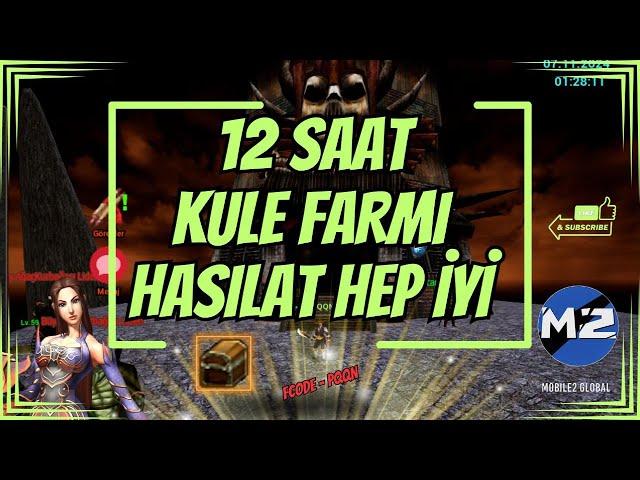 12 SAAT FARM YAPARAK EN AZ 1000TL  KAZANMA ŞANSI MOBİLE2'DE MÜMKÜN  #14 | METİN2 | MOBİLE2 #metin2