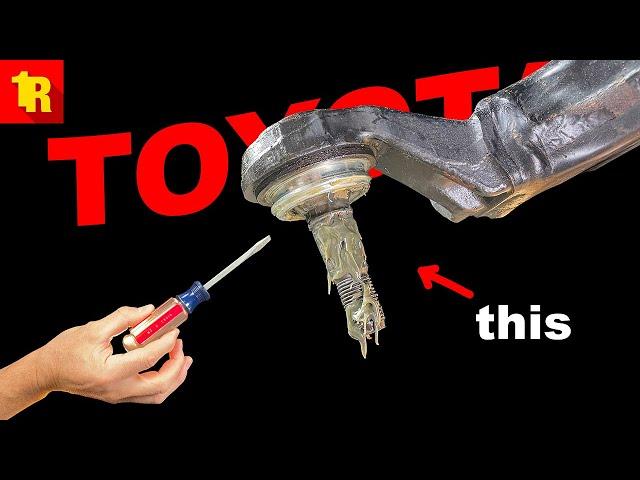 Here's THE FIX For Toyota LOWER BALL JOINTS!!