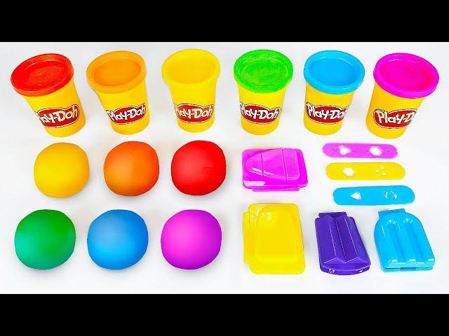 Create and Learn Colors, Fruits & Shapes with Play Doh Ice Cream | Preschool Toddler Learning Video