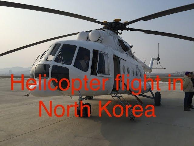 RARE: Helicopter flight over Pyongyang, North Korea in a Mil Mi-17