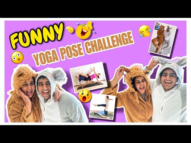 FUNNY YOGA POSE CHALLENGE ‍️| FAILED | NACH ️