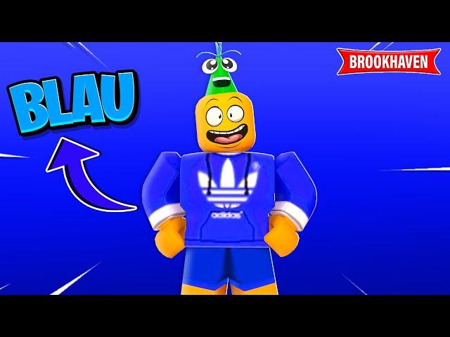 BROOKHAVEN ABER ALLES ist BLAU! (Roblox Brookhaven RP | Story Deutsch)