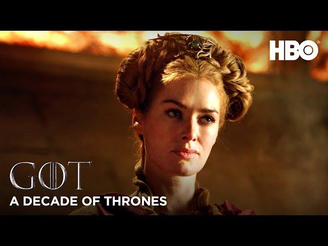 A Decade of Game of Thrones | Lena Headey on Cersei Lannister (HBO)