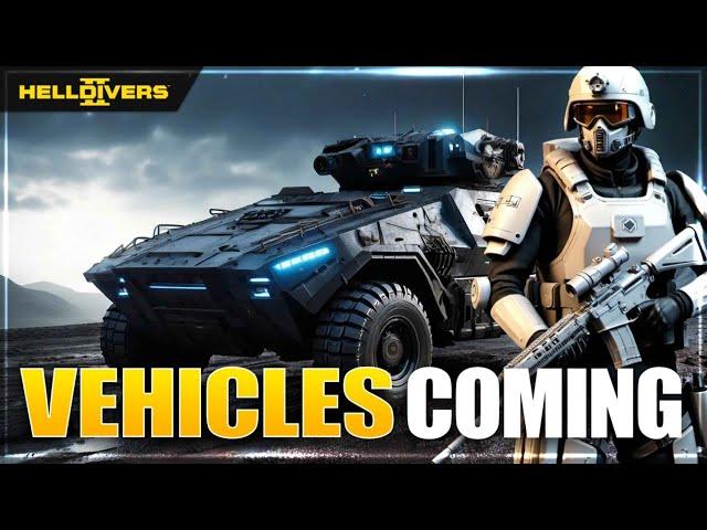 Helldivers 2 New Flying Vehicle, APC & Tank Vehicle Gameplay Update