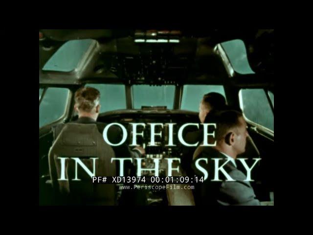 1960’s UNITED AIRLINES PILOT RECRUITMENT & TRAINING FILM “OFFICE IN THE SKY” DC-8 MAINLINER  XD13974