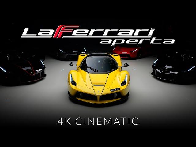 LaFerrari in Yellow Stealing Spotlight Amongst Other LaFerrari's (4K)